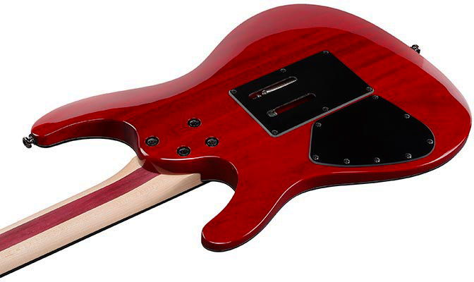 Ibanez Nita Strauss Jiva10r Trc Signature Hsh Dimarzio Fr Eb - Torch Red - Guitarra eléctrica con forma de str. - Variation 4