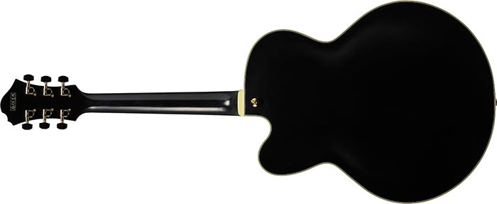 Ibanez Pat Metheny Pm3c Bkl Signature 1s Ht Eb - Black Low Gloss - Guitarra elécrica Jazz cuerpo acústico - Variation 1