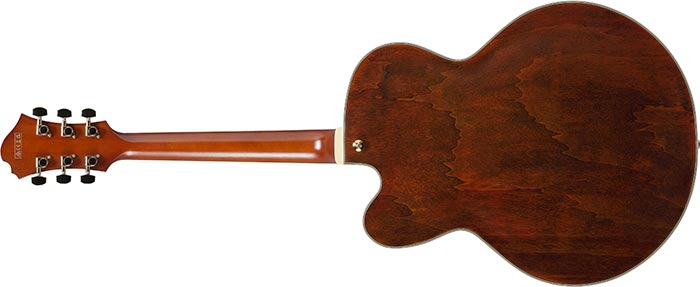 Ibanez Pat Metheny Pm3c Nal Signature 1s Ht Eb - Natural Amber Low Gloss - Guitarra elécrica Jazz cuerpo acústico - Variation 1