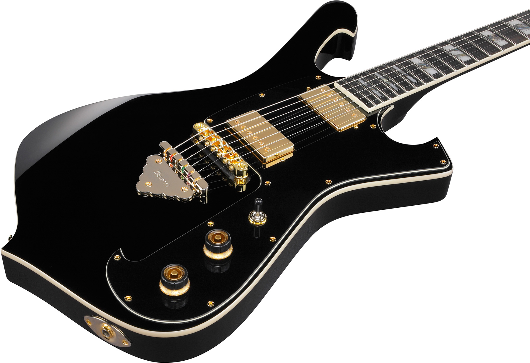 Ibanez Paul Gilbert Frm350 Bk Signature 2h Ht Eb - Black - Guitarra eléctrica de autor - Variation 2