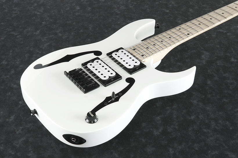 Ibanez Paul Gilbert Pgmm31 Wh Signature Junior Hh Ht Mn - White - Guitarra eléctrica para niños - Variation 1