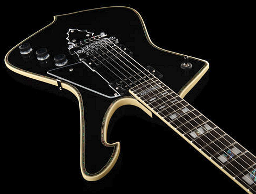 Ibanez Paul Stanley Ps10 Bk Japon Signature Hh Seymour Duncan Ht Eb - Black - Guitarra electrica metalica - Variation 2