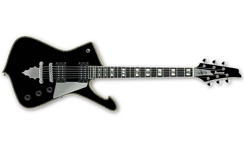 Ibanez Paul Stanley Ps120 Bk Signature Hh Seymour Duncan  Ht Eb - Black - Guitarra electrica metalica - Variation 1