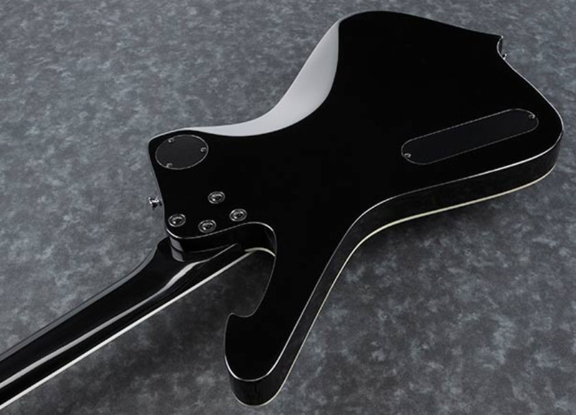 Ibanez Paul Stanley Ps60 Bk Signature Hh Ht Pur - Black - Guitarra electrica metalica - Variation 3
