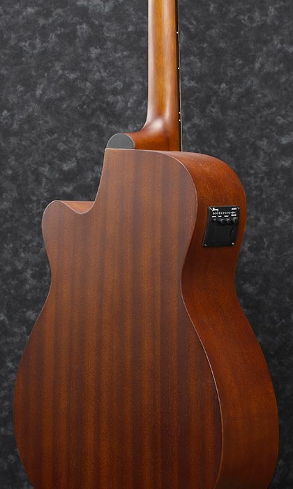 Ibanez Pc12mhce Opn Pf Series Grand Concert Cw Tout Sapele Nan - Open Pore Natural - Guitarra electro acustica - Variation 1