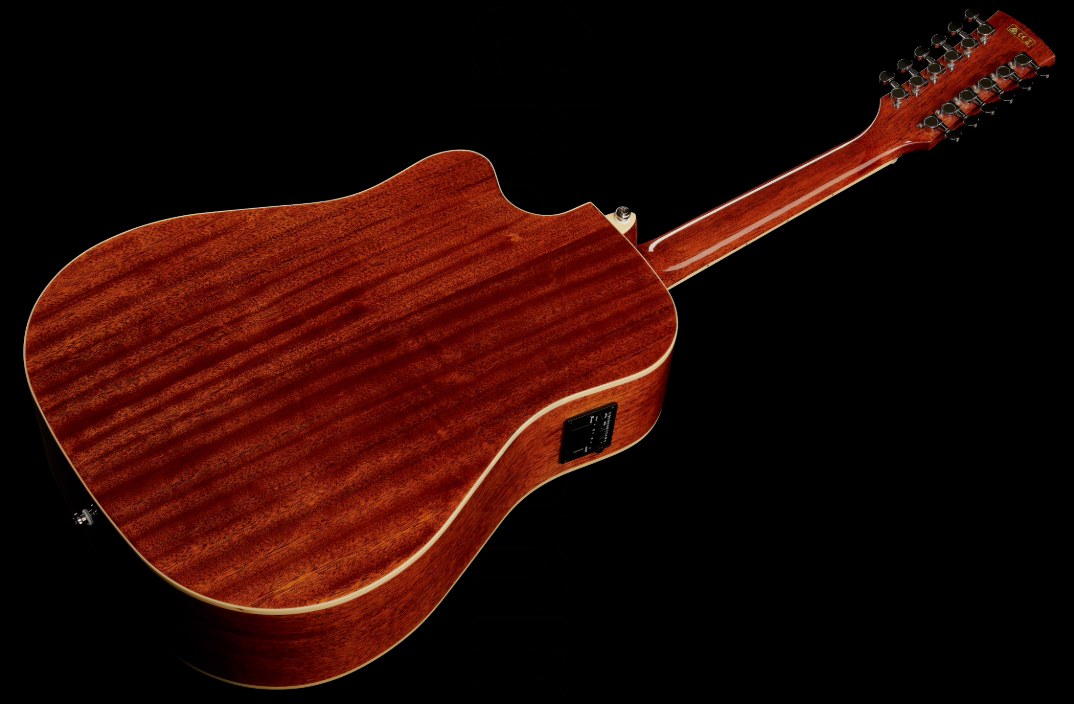 Ibanez Pf1512ece Nt Performance Dreadnought Cw 12c Epicea Acajou Lau - Natural - Guitarra folk - Variation 1