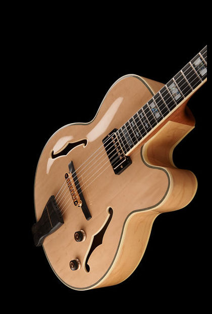 Ibanez Pat Metheny Pm200 Nt Prestige Japon Signature H Ht Eb - Natural - Guitarra elécrica Jazz cuerpo acústico - Variation 12