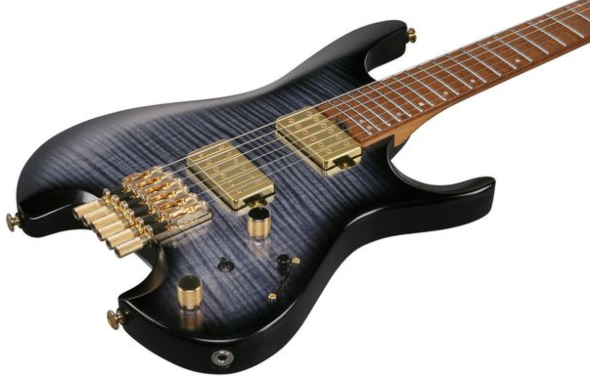 Ibanez Q52fmg Drl Quest Standard 2h Ht Mn - Deep Twilight Burst Low Gloss - Guitarra eléctrica de viaje - Variation 2