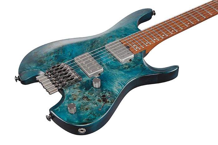 Ibanez Q52pb Col Quest Standard 2h Ht Mn - Cosmic Blue Low Gloss - Guitarra eléctrica de viaje - Variation 2