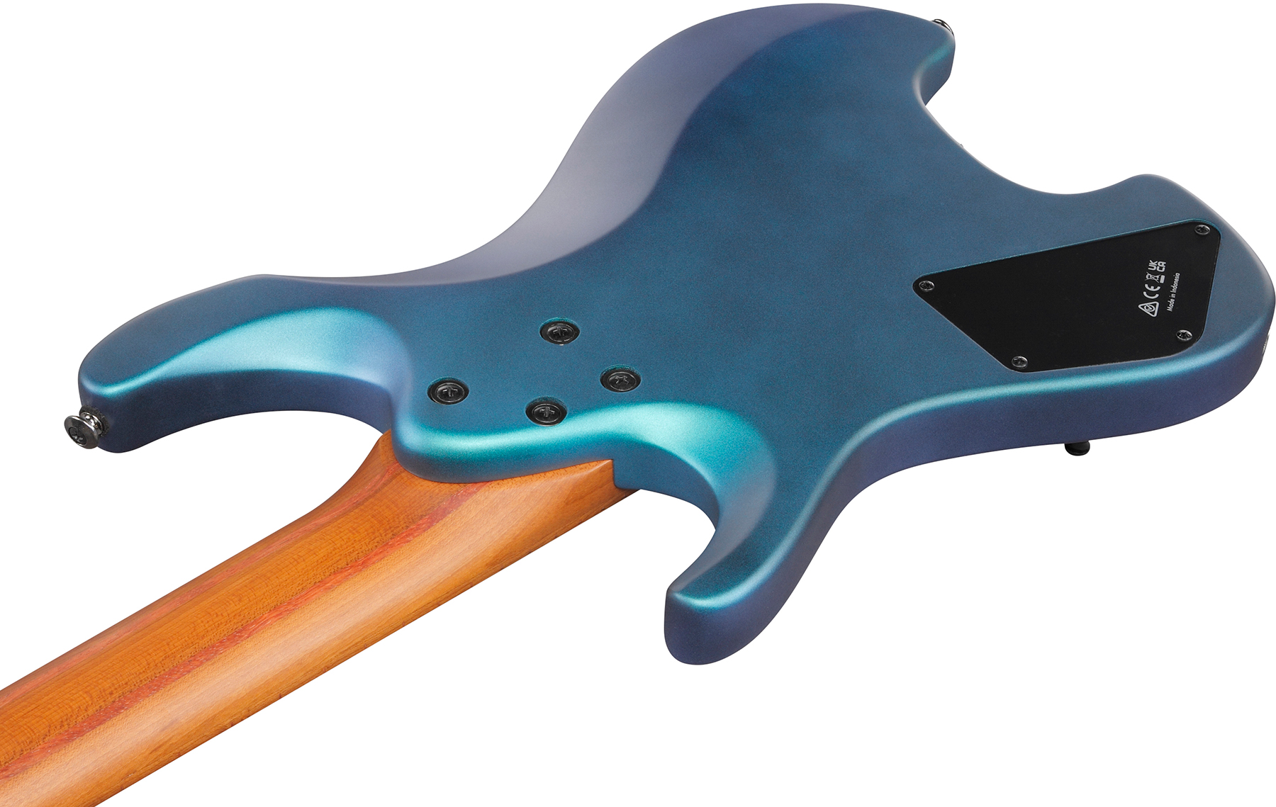 Ibanez Q547 Bmm Quest 7c Hss Ht Mn - Blue Chameleon Metallic Matte - Guitarra eléctrica de 7 cuerdas - Variation 3
