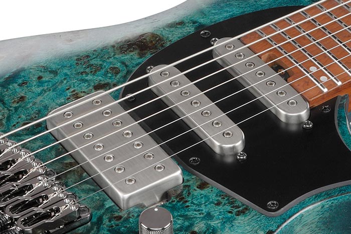 Ibanez Q547pb Col Quest Standard 7c Hss Ht Mn - Cosmic Blue Low Gloss - Guitarra eléctrica de viaje - Variation 3