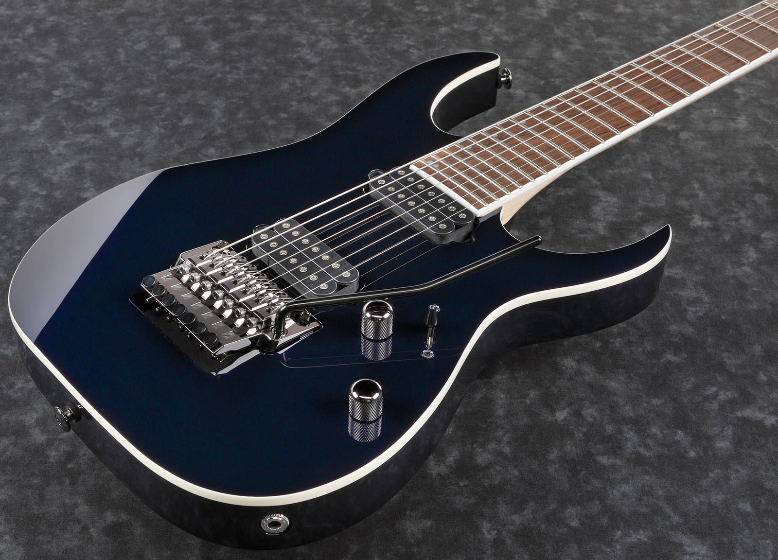 Ibanez Rg2027rxl Dtb Prestige Jap 7c Baryton 2h Dimarzio Fr Rw - Dark Tide Blue - Guitarra eléctrica barítono - Variation 2