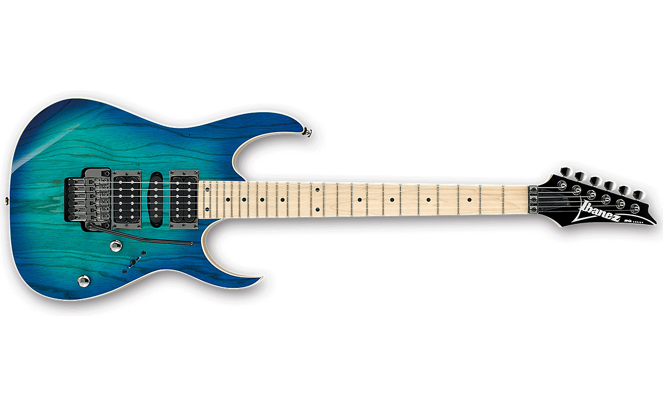 Ibanez Rg370ahmz Bmt Standard Hsh Fr Mn - Blue Moon Burst - Guitarra eléctrica con forma de str. - Variation 1