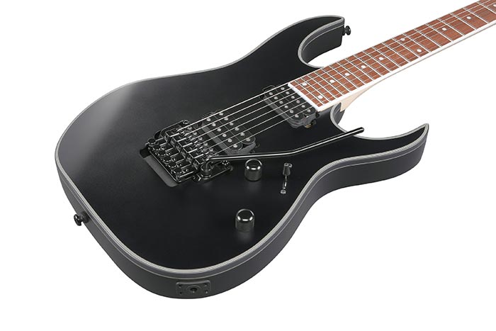 Ibanez Rg420ex Bkf Standard 2h Fr Jat - Black Flat - Guitarra eléctrica con forma de str. - Variation 2