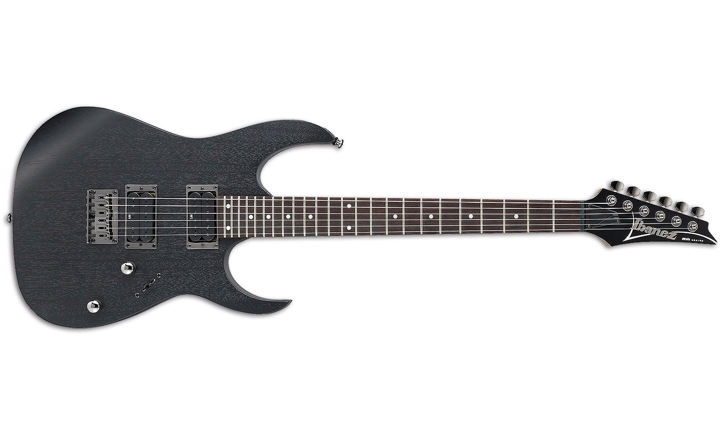 Ibanez Rg421 Wk Hh Ht Rw - Weathered Black - Guitarra eléctrica con forma de str. - Variation 1