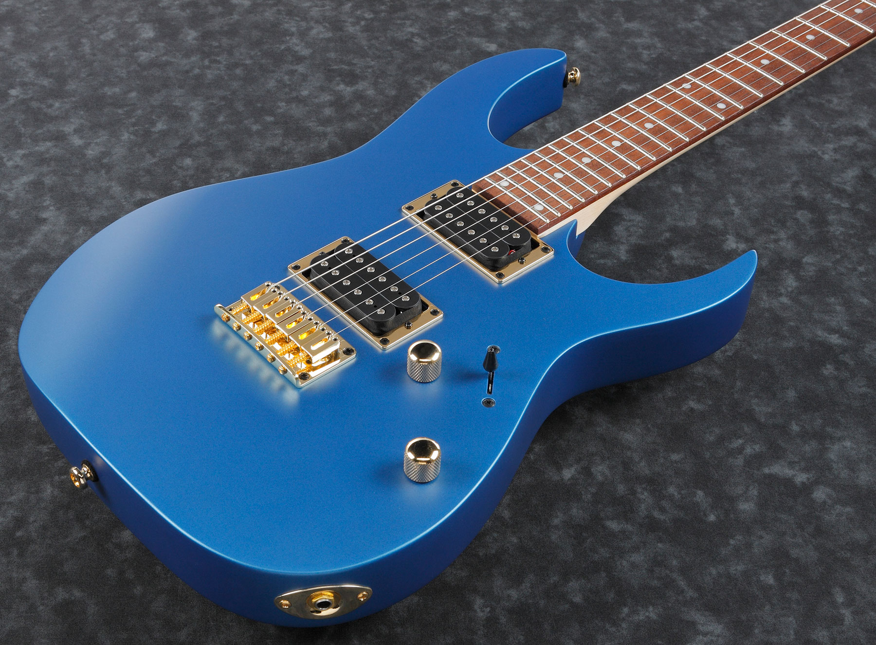 Ibanez Rg421g Lbm Standard Ht Hh Jat - Laser Blue Matte - Guitarra eléctrica con forma de str. - Variation 2
