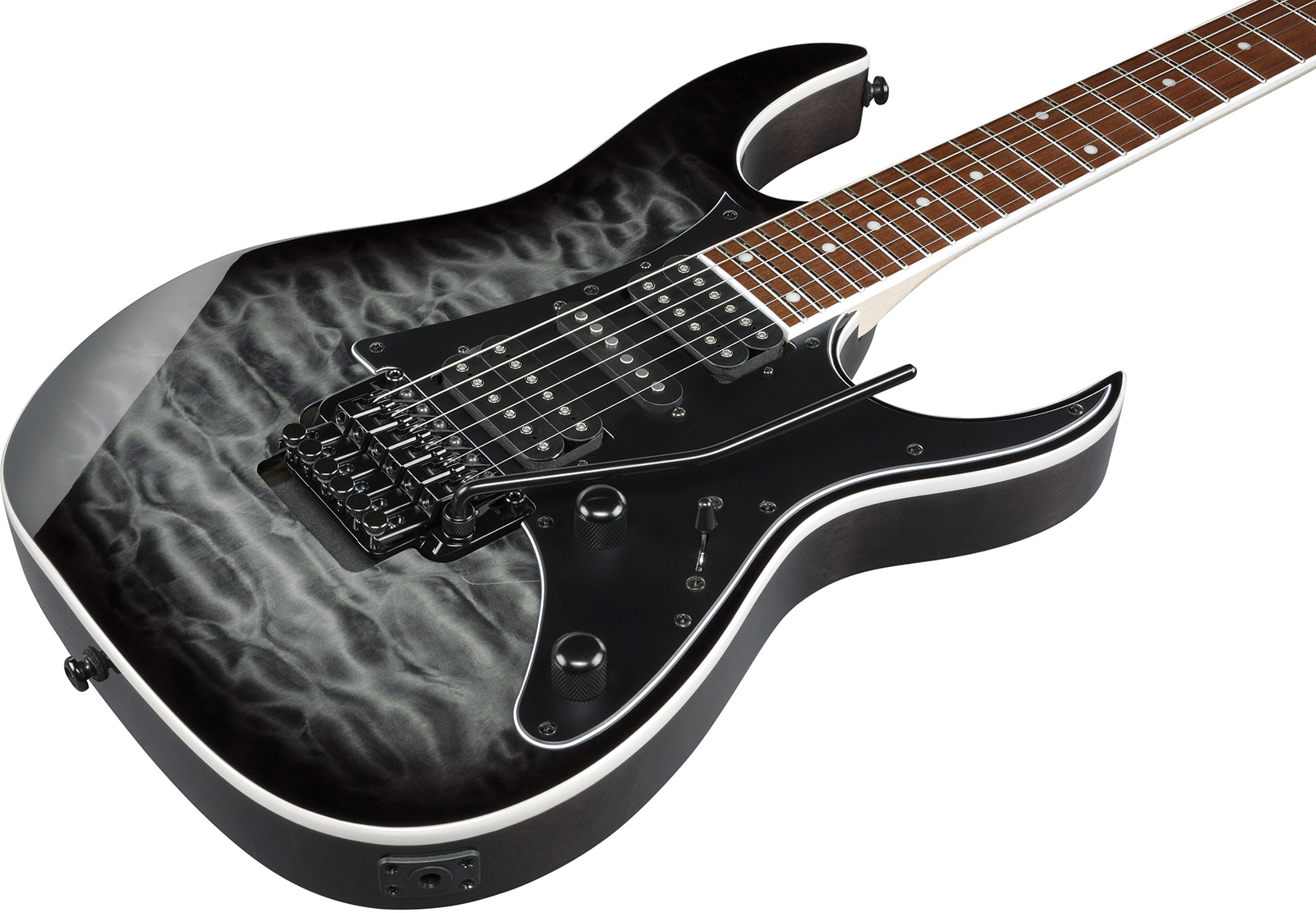 Ibanez Rg450qmb Tgb Standard Hsh Trem Jat - Transparent Gray Burst - Guitarra eléctrica con forma de str. - Variation 2