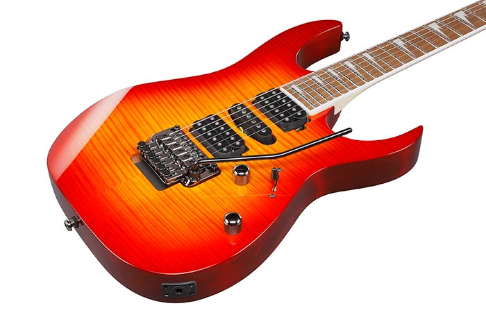 Ibanez Rg470dxfm Cs Standard Hsh Fr Jat - Cherry Sunburst - Guitarra eléctrica con forma de str. - Variation 2