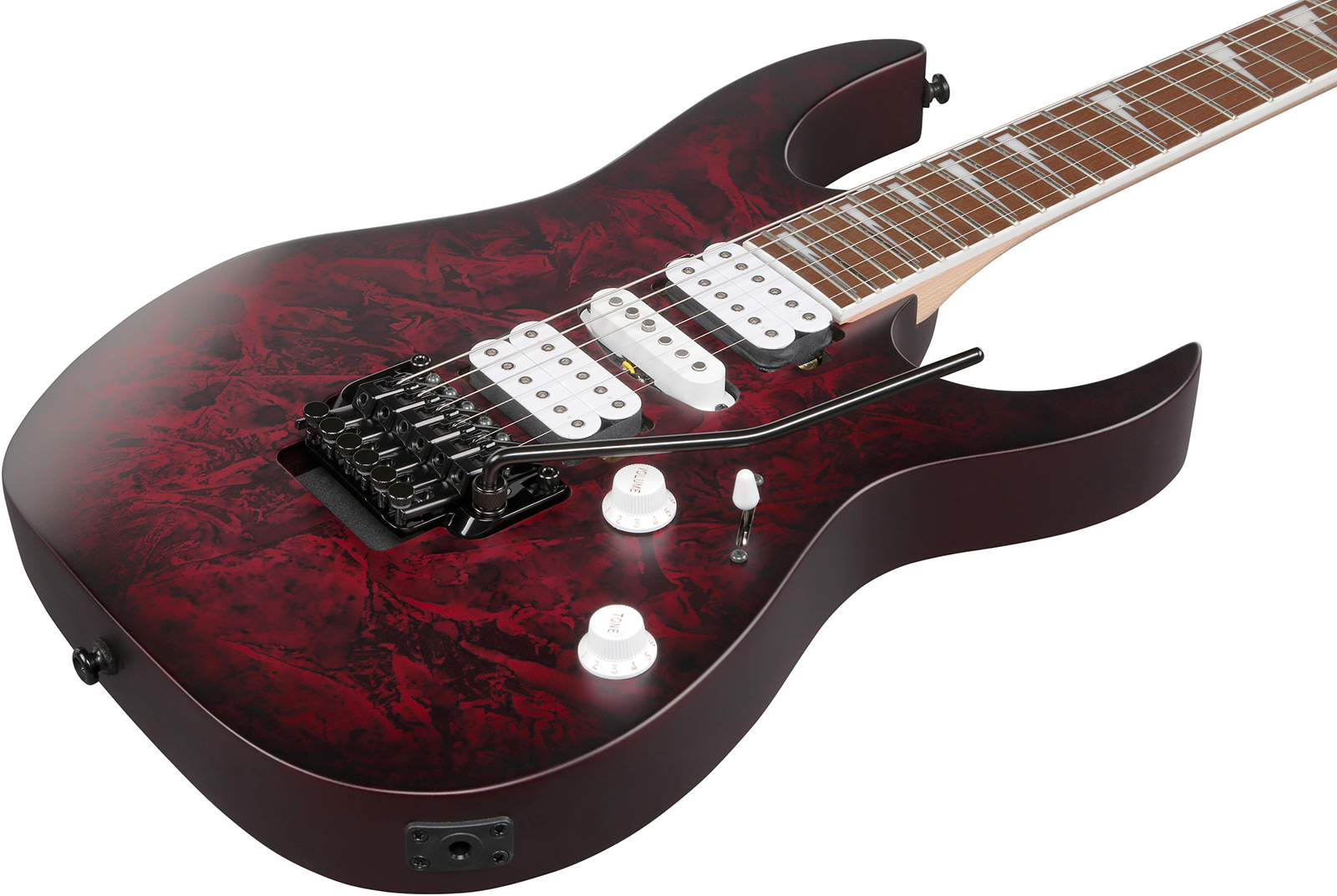 Ibanez Rg470dxw Wzm Standard Hsh Fr Jat - Wine Red Frozen Matte - Guitarra eléctrica con forma de str. - Variation 2