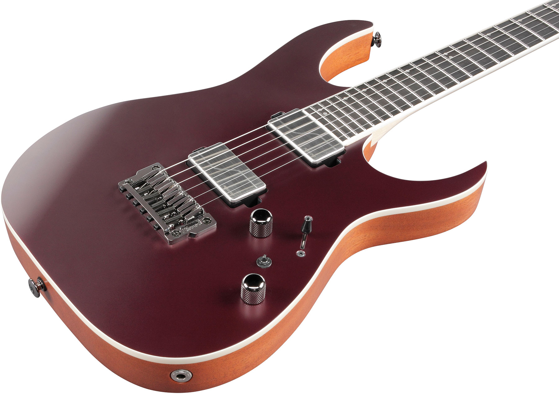 Ibanez Rg5121 Bcf Prestige Jap Hh Fishman Fluence Ht Eb - Burgundy Metallic Flat - Guitarra eléctrica con forma de str. - Variation 2