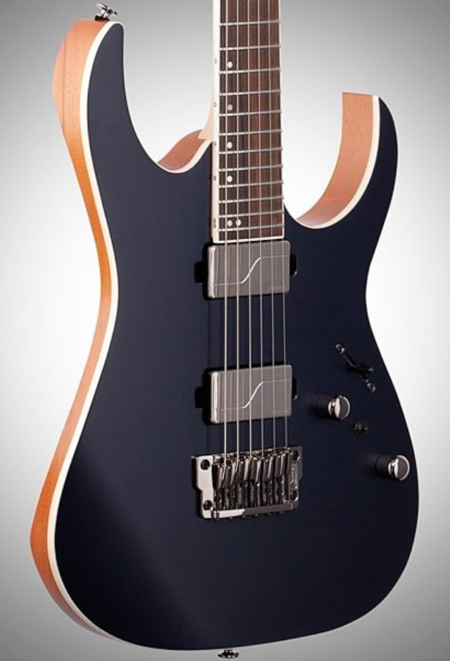 Ibanez Rg5121 Dbf Prestige Jap Hh Fishman Fluence Ht Eb - Dark Tide Blue Flat - Guitarra eléctrica con forma de str. - Variation 2