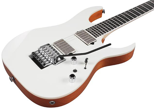 Ibanez Rg5320c Pw Prestige Jap 2h Dimarzio Fr Eb - Polar White - Guitarra eléctrica con forma de str. - Variation 2