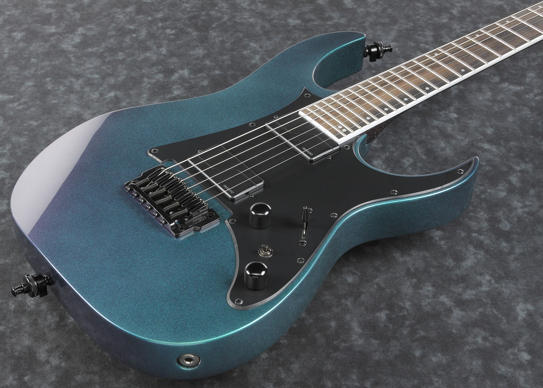 Ibanez Rg631alf Bcm Axion Label Hh Fishman Fluence Ht Eb - Blue Chameleon - Guitarra eléctrica con forma de str. - Variation 2