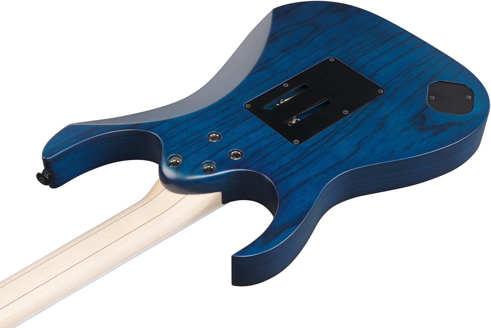Ibanez Rg653dx Tdf Prestige Jap 2h Rw - Transparent Deep Blue Flat - Guitarra eléctrica con forma de str. - Variation 3