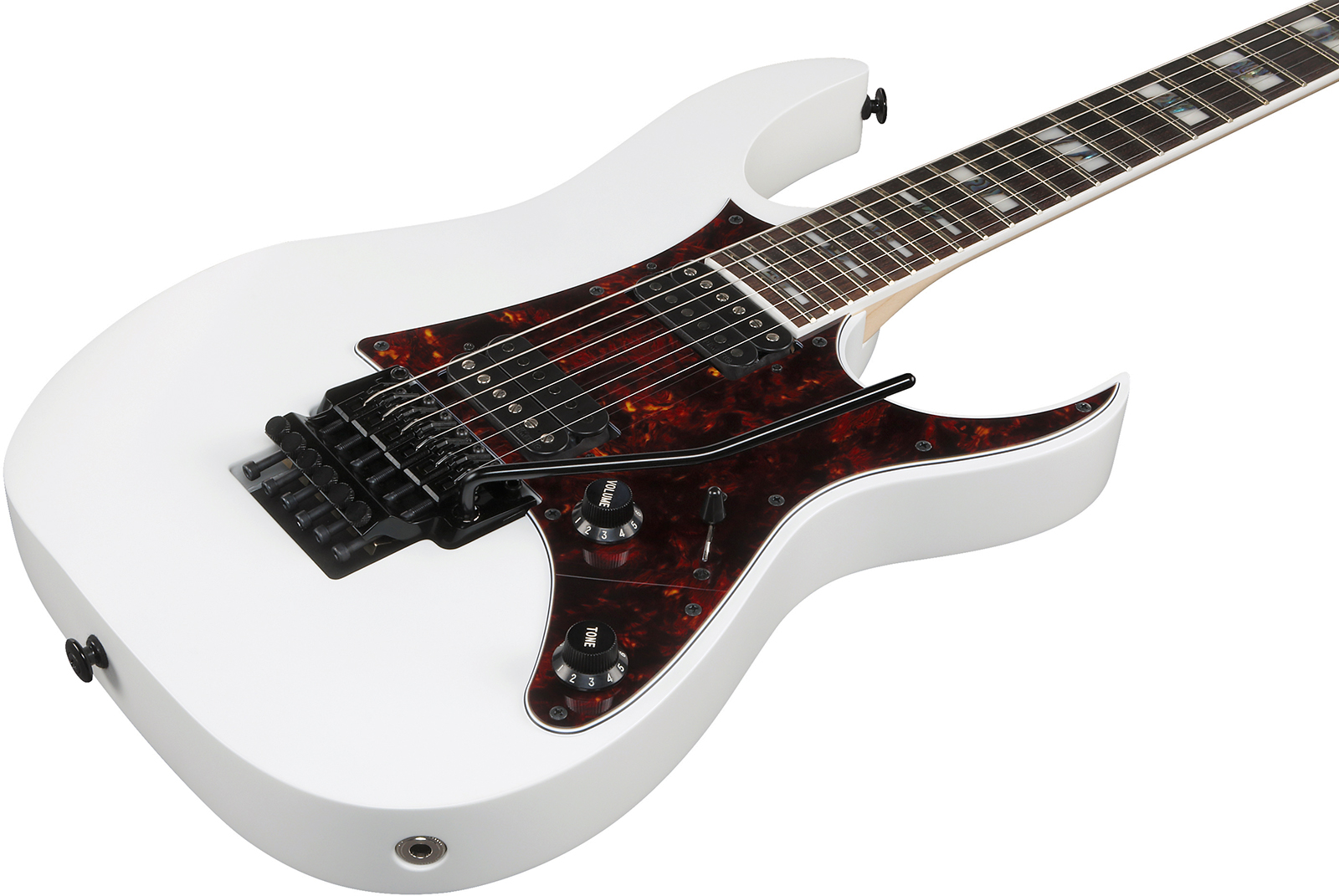 Ibanez Rg653dx Whf Prestige Jap 2h Dimarzio Fr Rw - White Flat - Guitarra eléctrica con forma de str. - Variation 2