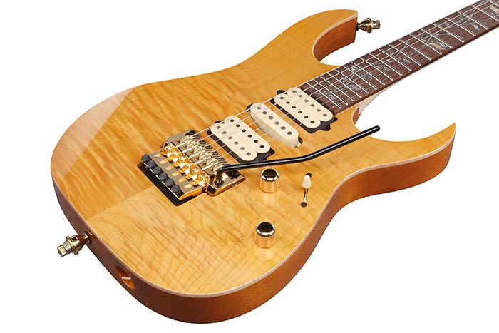 Ibanez Rg8570em Nt J.custom Jap Hsh Dimarzio Fr Rw - Natural - Guitarra eléctrica con forma de str. - Variation 2