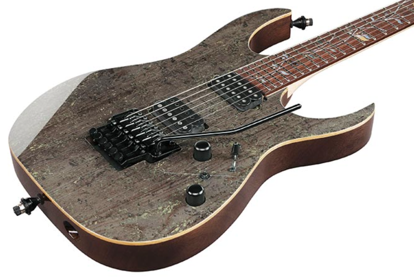 Ibanez Rg8620 Bqz J.custom Jap 2h Dimarzio Fr Eb - Black Quartz - Guitarra eléctrica con forma de str. - Variation 1
