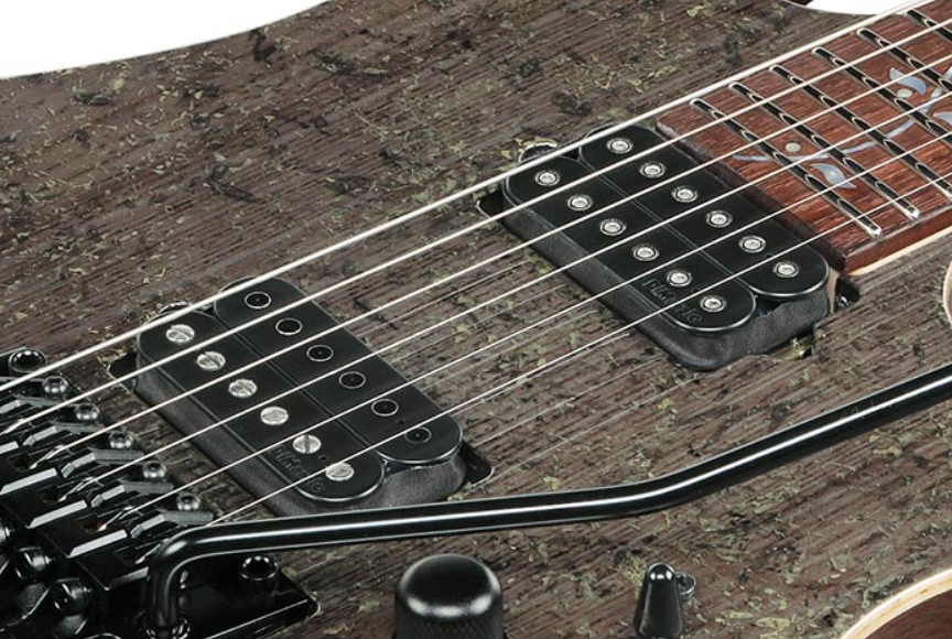 Ibanez Rg8620 Bqz J.custom Jap 2h Dimarzio Fr Eb - Black Quartz - Guitarra eléctrica con forma de str. - Variation 2