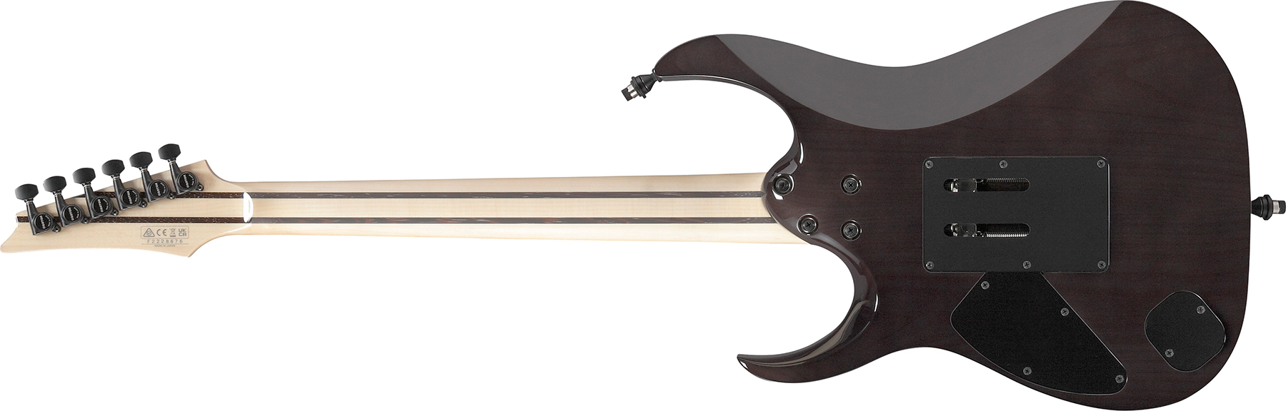Ibanez Rg8870 Bre J.custom Jap Hsh Dimarzio Fr Eb - Black Rutile - Guitarra eléctrica con forma de str. - Variation 1