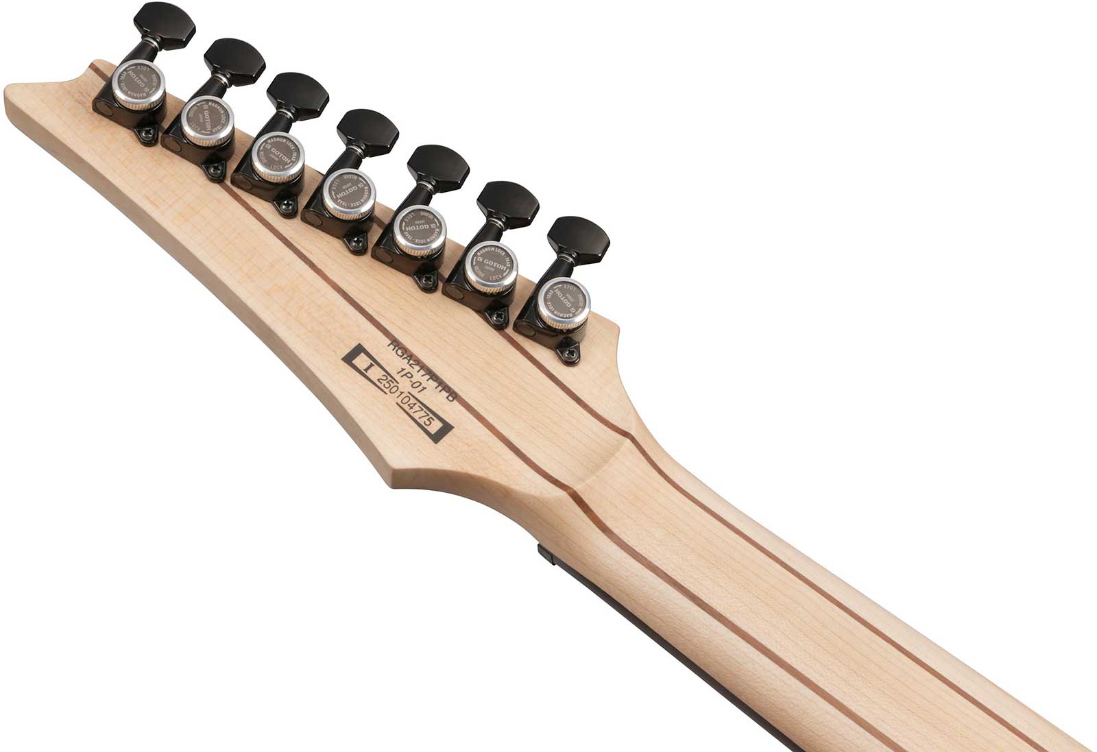 Ibanez Rga217p1pb Drl Premium 7c 2h Dimarzio Ht Eb - Deep Twilight Burst - Guitarra eléctrica con forma de str. - Variation 4
