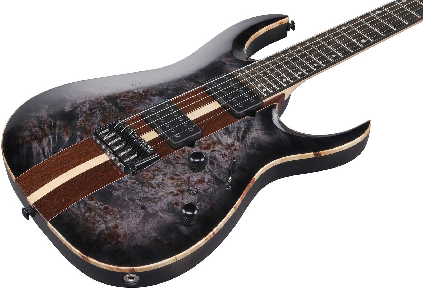 Ibanez Rga21p1pb Drl Premium 2h Dimarzio Ht Eb - Deep Twilight Burst - Guitarra eléctrica con forma de str. - Variation 2