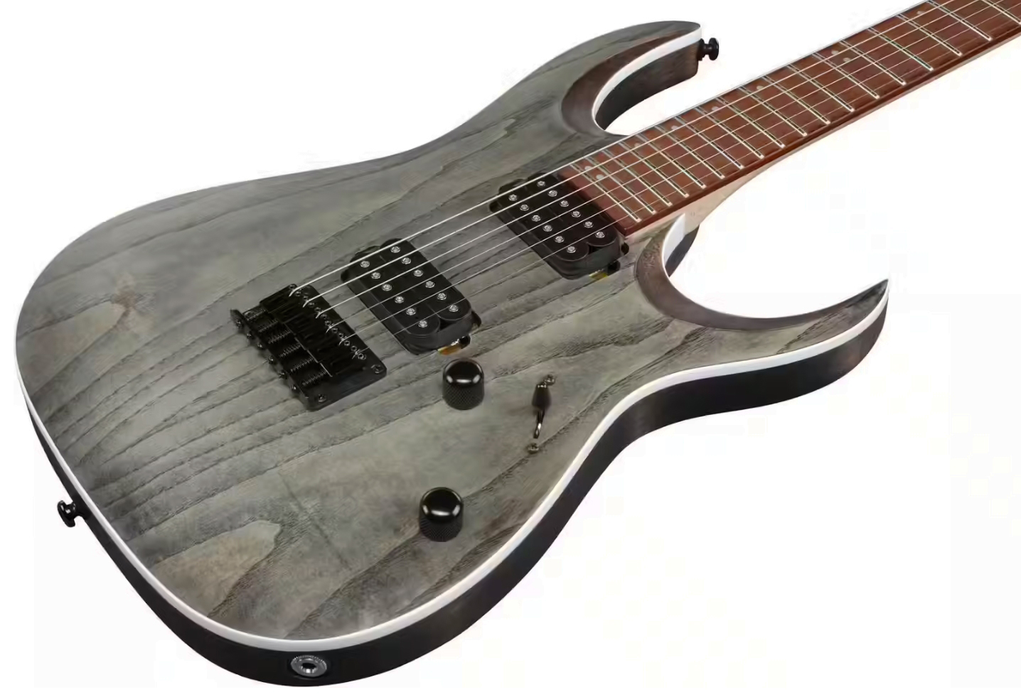 Ibanez Rga42ah Bks Standard 2h Ht Jat - Black Stained - Guitarra eléctrica con forma de str. - Variation 1
