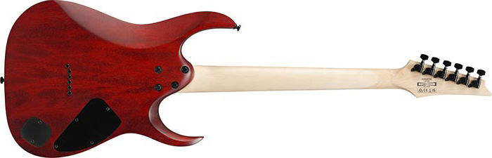 Ibanez Rga42fml Tgf Lh Standard Gaucher 2h Ht Rw - Transparent Grey Flat - Guitarra eléctrica con forma de str. - Variation 1