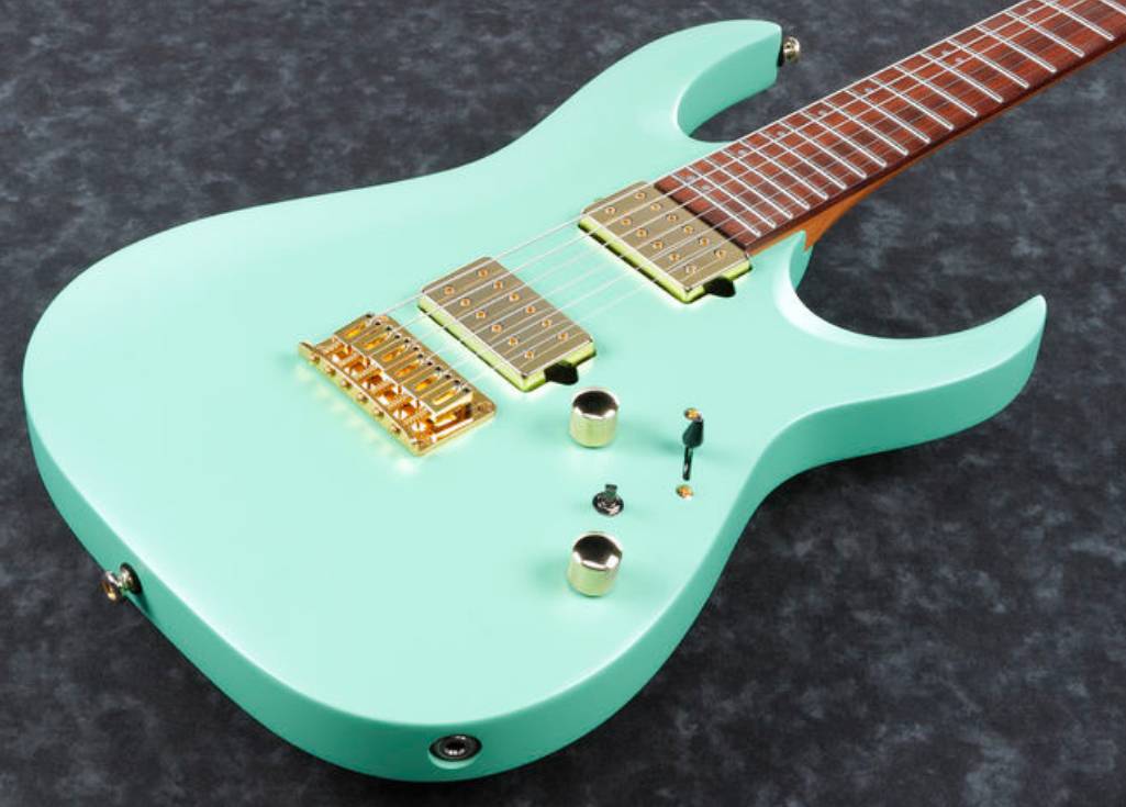 Ibanez Rga42hp Sfm Standard Hh Dimarzio Ht Jat - Sea Foam Green - Guitarra eléctrica con forma de str. - Variation 1