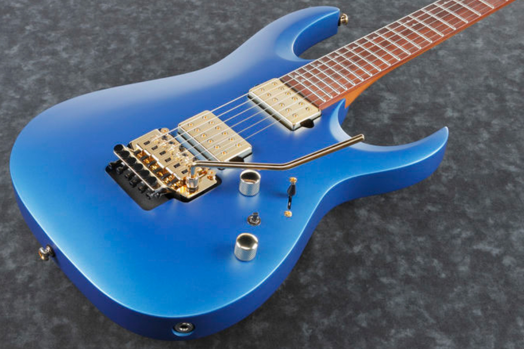 Ibanez Rga42hpt Lbm Standard  Hh Fr Jat - Laser Blue Matte - Guitarra eléctrica con forma de str. - Variation 2