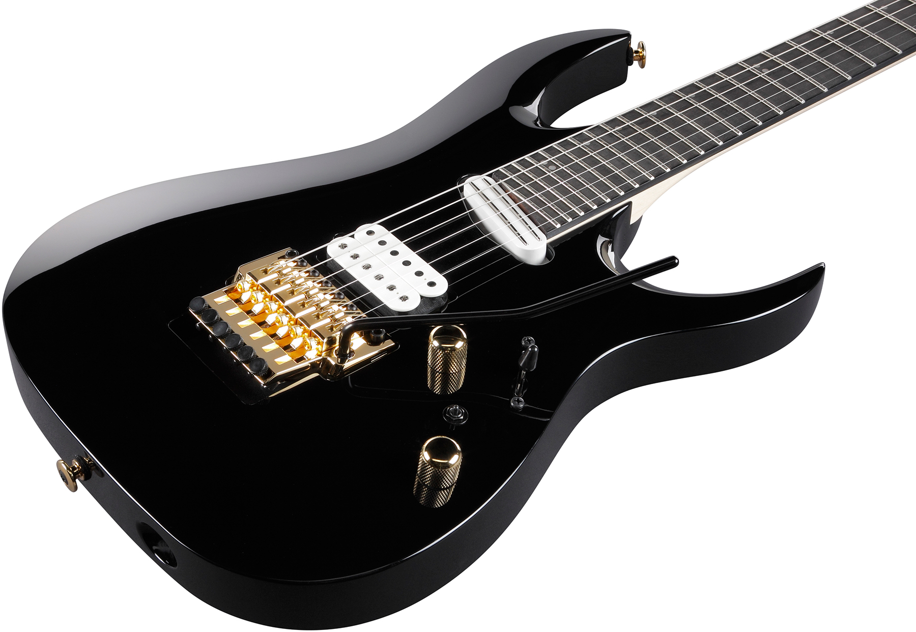 Ibanez Rga622xh Bk Prestige Jap 2h Dimarzio Fr Eb - Black - Guitarra eléctrica con forma de str. - Variation 2
