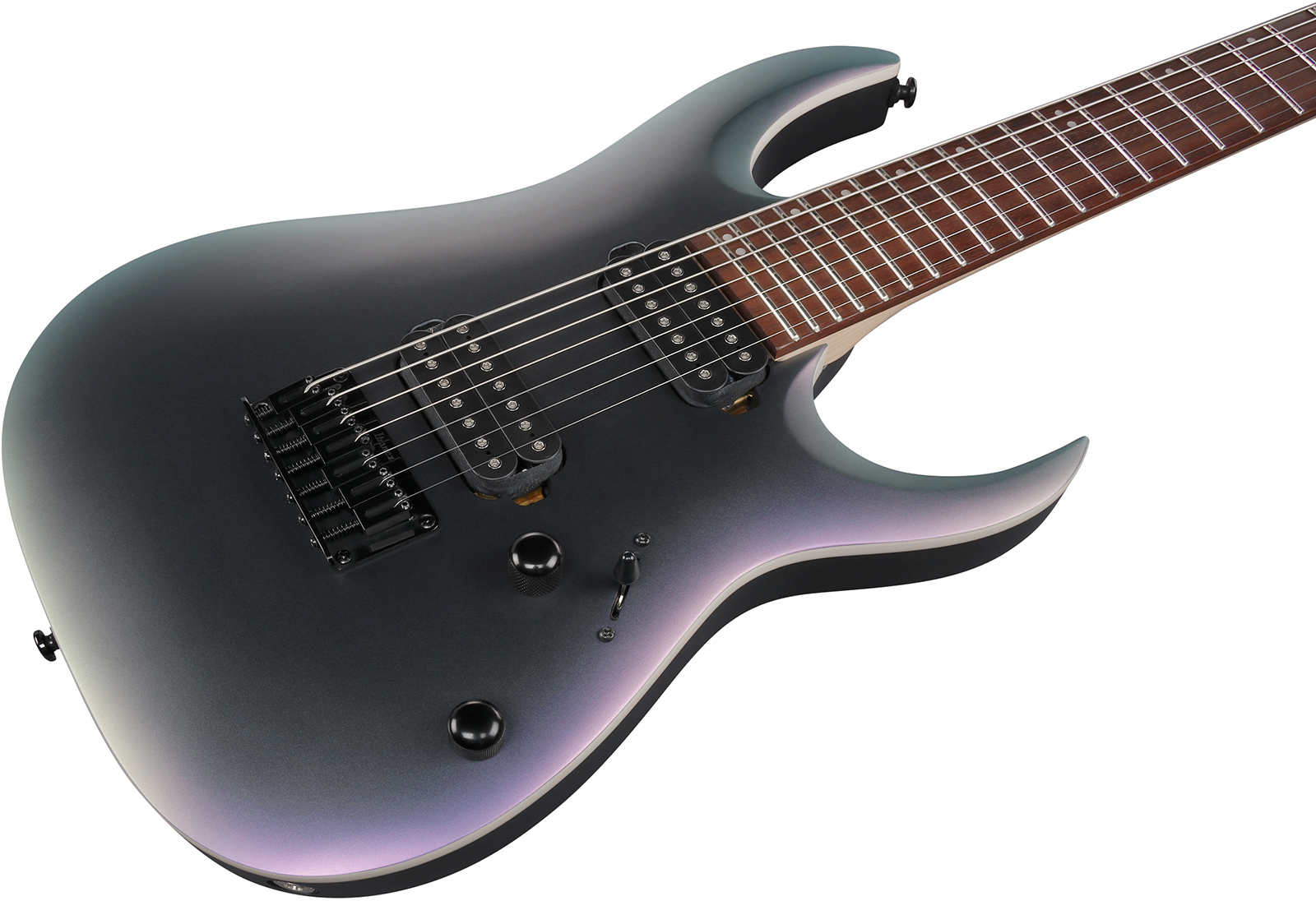 Ibanez Rga742ex Bam Standard 7c 2h Ht Jat - Black Aurora Burst Matte - Guitarra eléctrica con forma de str. - Variation 2