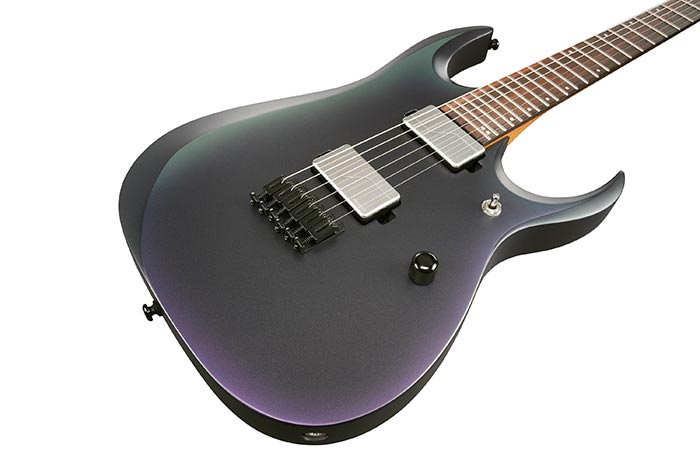 Ibanez Rgd61 Bam Standard 2h Fishman Fluence Modern Eb - Black Aurora Burst Matte - Guitarra eléctrica con forma de str. - Variation 2
