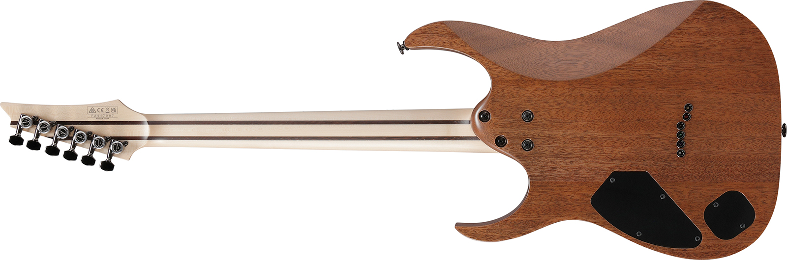 Ibanez Rgr5221r Tfr Prestige Jap 2h Bare Knuckle Ht Rw - Transparent Fluorescent Orange - Guitarra eléctrica con forma de str. - Variation 1