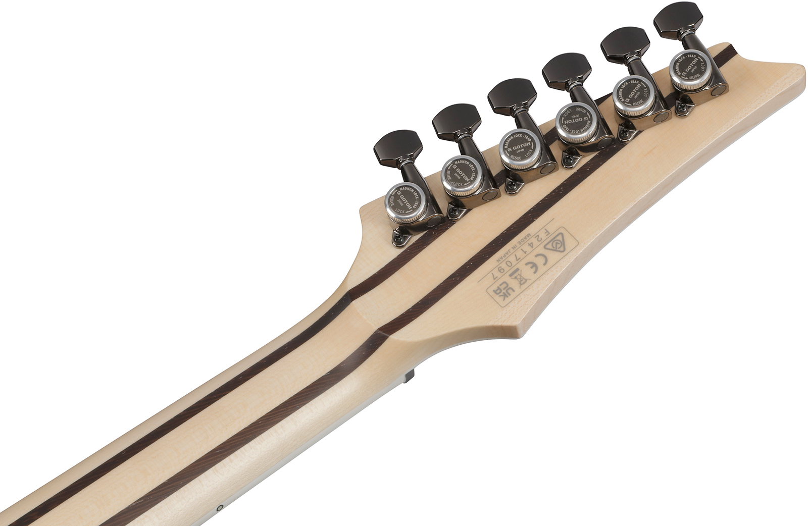 Ibanez Rgr5221r Tfr Prestige Jap 2h Bare Knuckle Ht Rw - Transparent Fluorescent Orange - Guitarra eléctrica con forma de str. - Variation 4