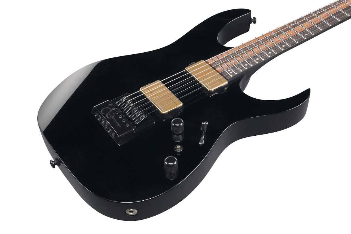 Ibanez Rgr52etbk Design Lab Ht Hh Eb - Black - Guitarra eléctrica con forma de str. - Variation 2