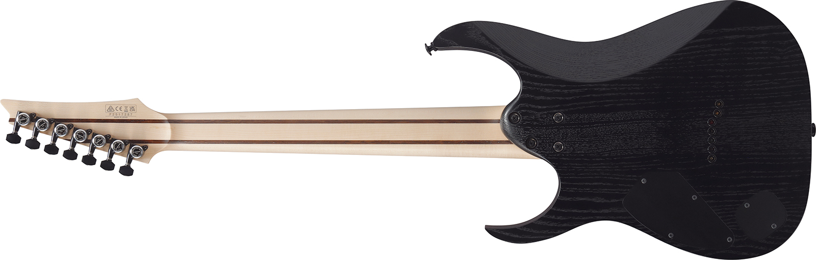 Ibanez Rgr762ahbf Wk Prestige Jap 7c 2h Dimarzio Ht Rw - Weathered Black - Guitarra eléctrica con forma de str. - Variation 1