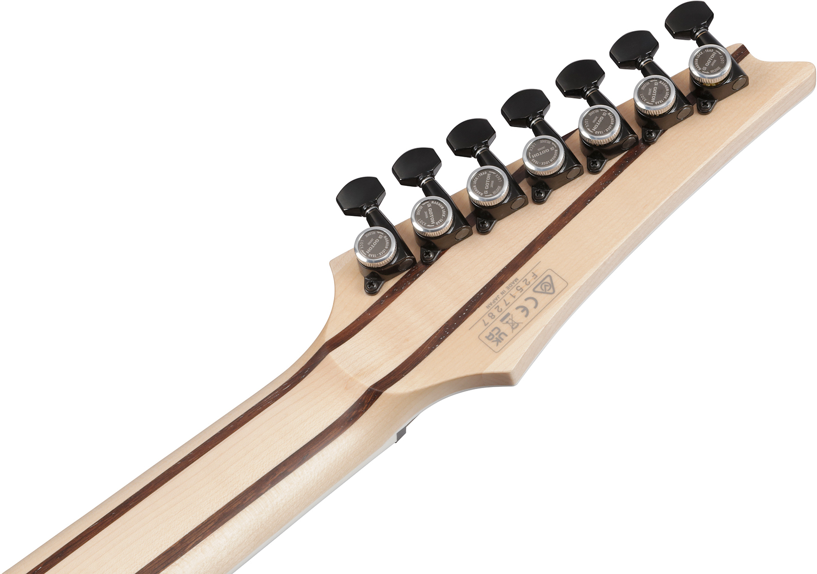 Ibanez Rgr762ahbf Wk Prestige Jap 7c 2h Dimarzio Ht Rw - Weathered Black - Guitarra eléctrica con forma de str. - Variation 4