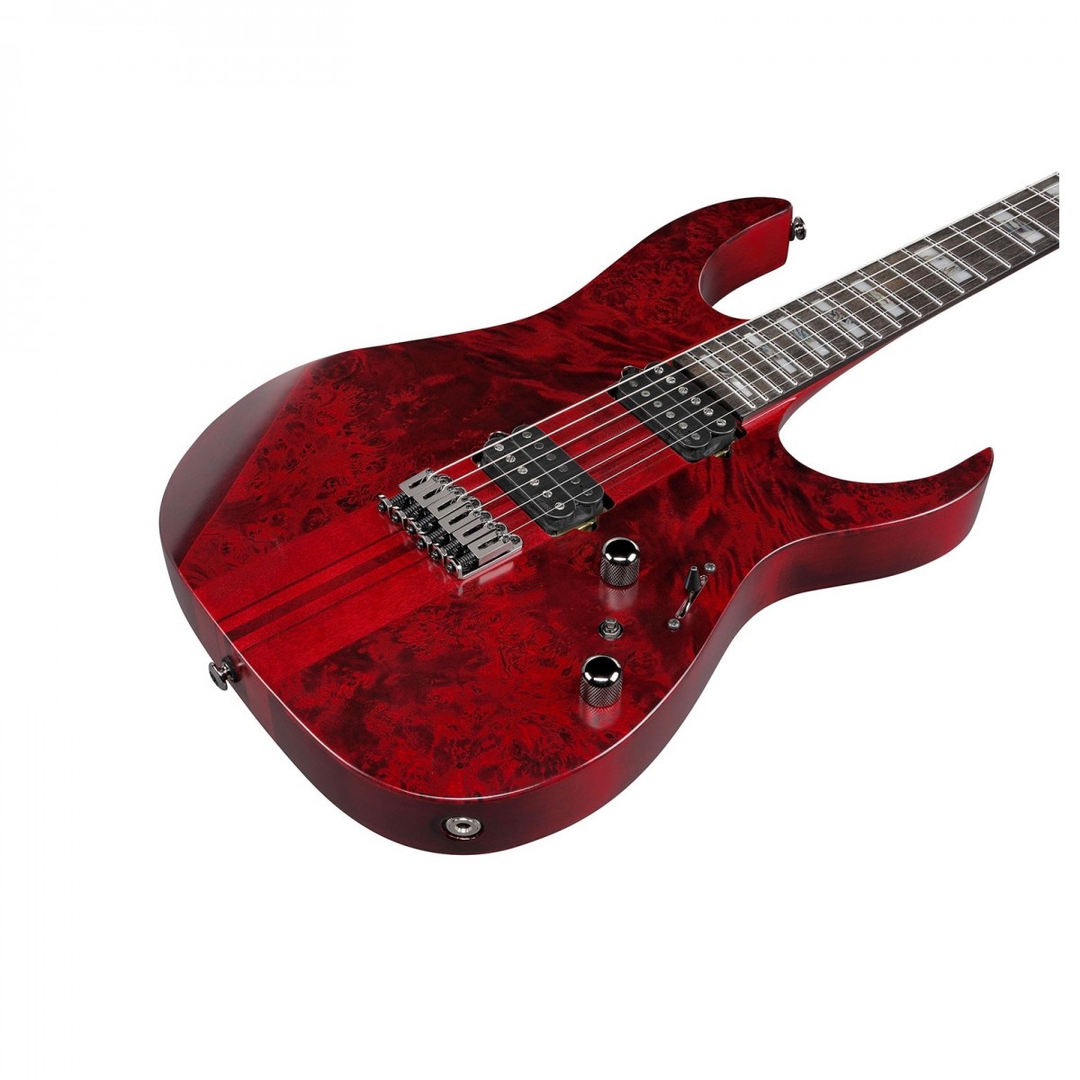 Ibanez Rgt1221pb Swl Premium 2h Dimarzio Ht Eb - Stained Wine Red Low Gloss - Guitarra eléctrica con forma de str. - Variation 2