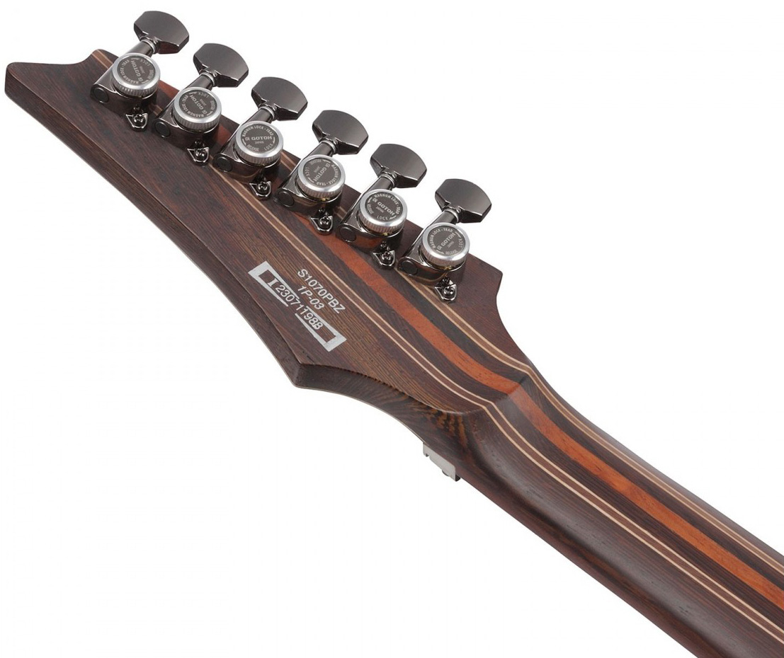 Ibanez S1070pbz Ckb Sabre Premium Hsh Dimarzio Fr Rw - Charcoal Black Burst - Guitarra eléctrica con forma de str. - Variation 4
