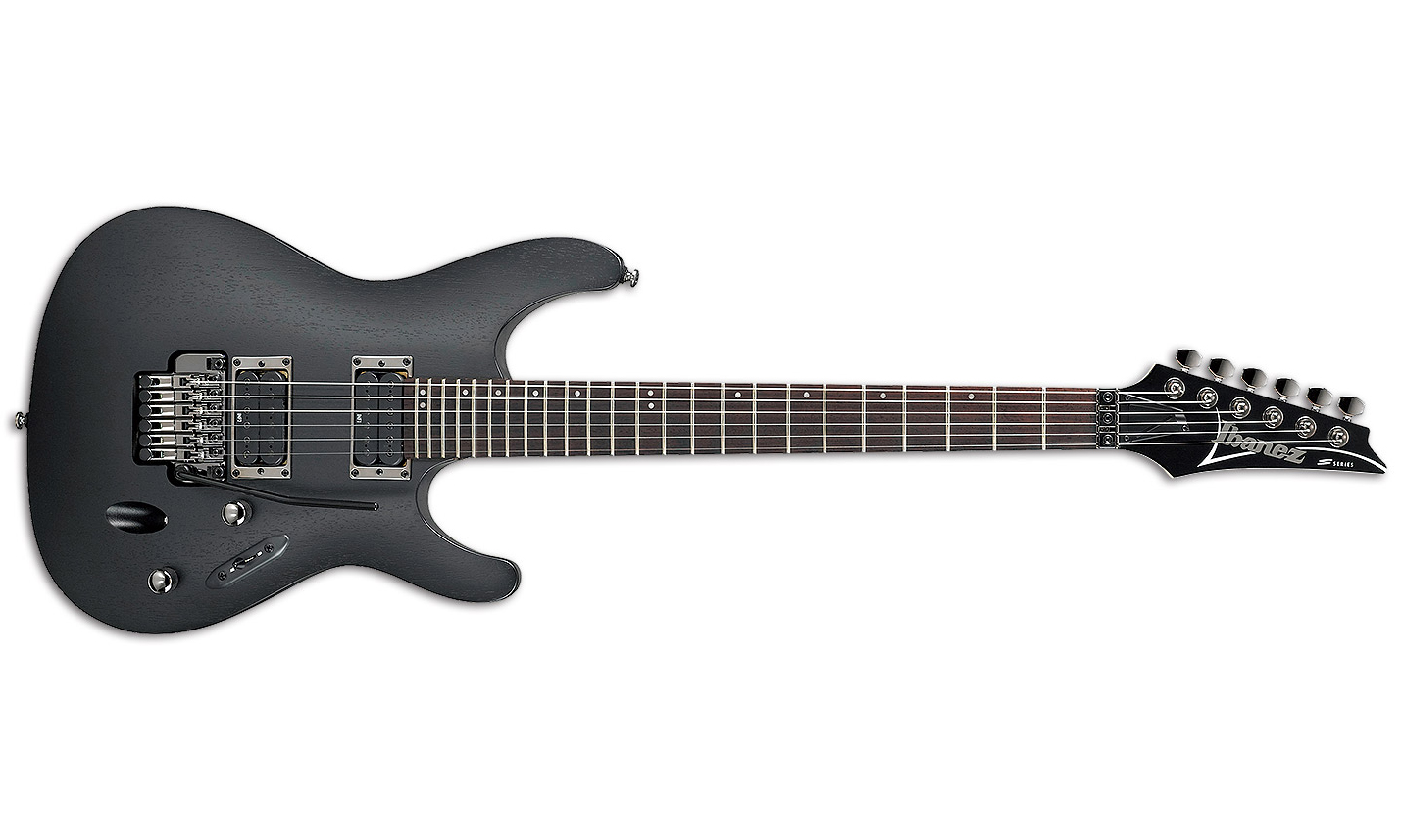 Ibanez S520 Wk Standard Hh Fr Jat - Weathered Black - Guitarra eléctrica con forma de str. - Variation 1